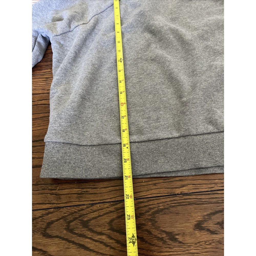 Vans Sweatshirt Women's Med Gray Crew Neck "I Love My Vans" Cropped‎ Sweatshirt - Picture 7 of 7